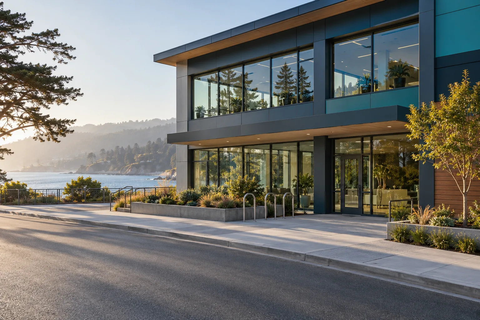 Modern office floor in Santa Cruz